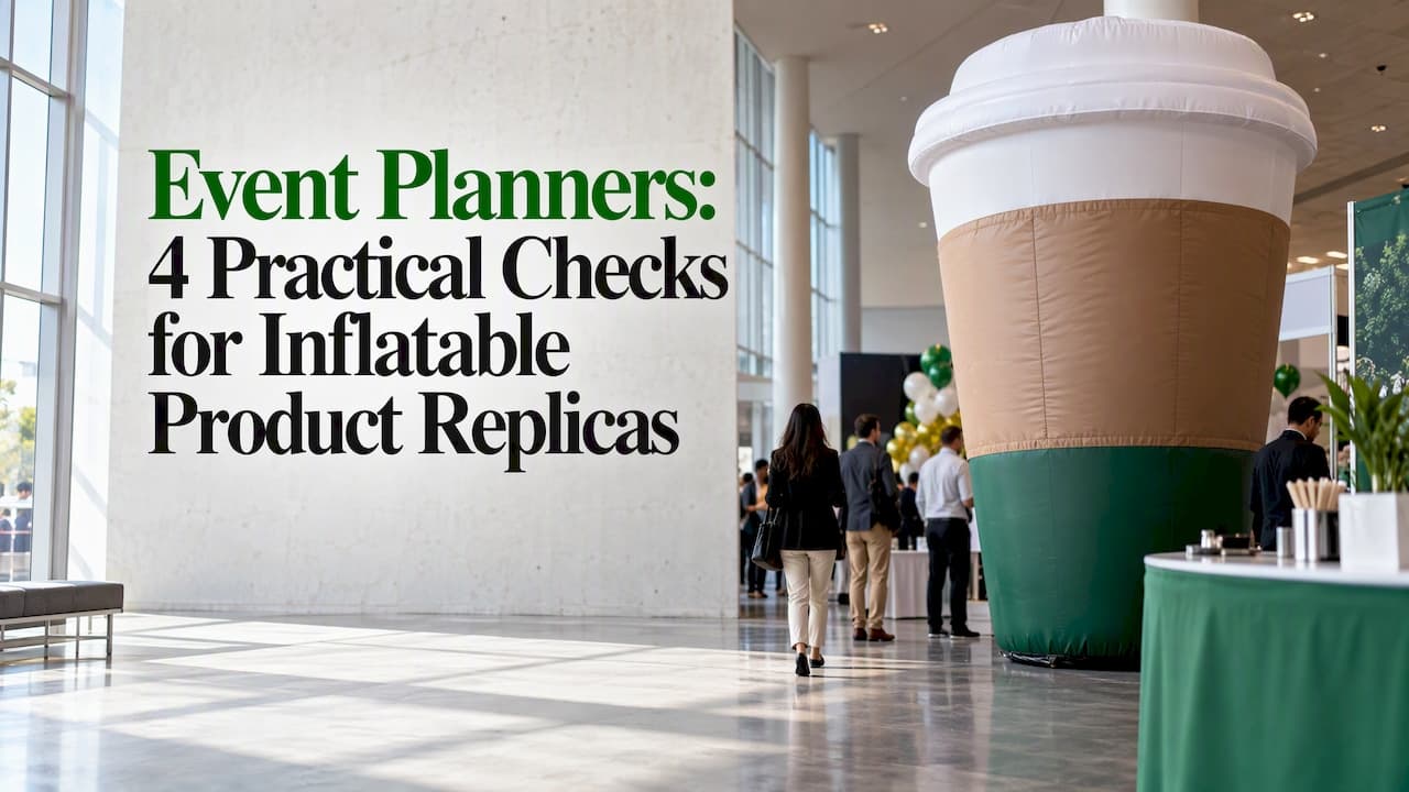 Event Planners: 4 Practical Checks for Inflatable Product Replicas