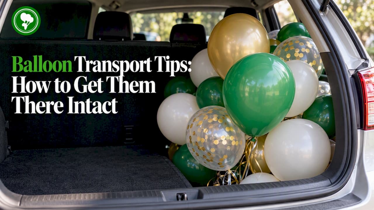Balloon Transport Tips: How to Get Them There Intact
