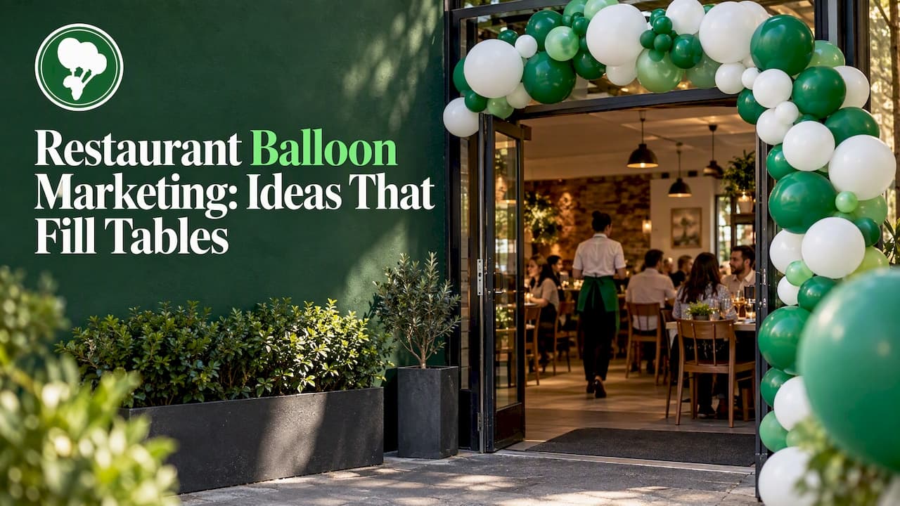 Restaurant Balloon Marketing: Ideas That Fill Tables