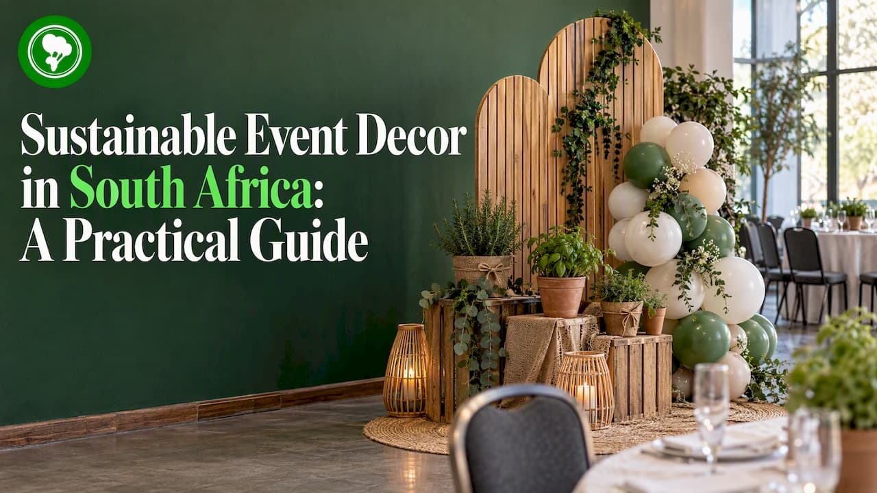 Sustainable Event Decor in South Africa: A Practical Guide