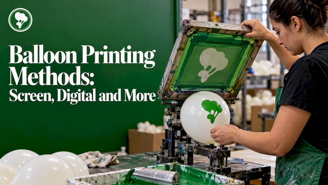Balloon Printing Methods: Screen, Digital and More