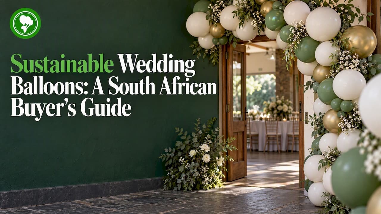 Sustainable Wedding Balloons: A South African Buyer's Guide